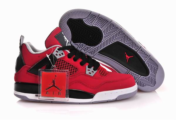 Women Jordan Shoes 4 Grade AAA Toro Bravo - Click Image to Close